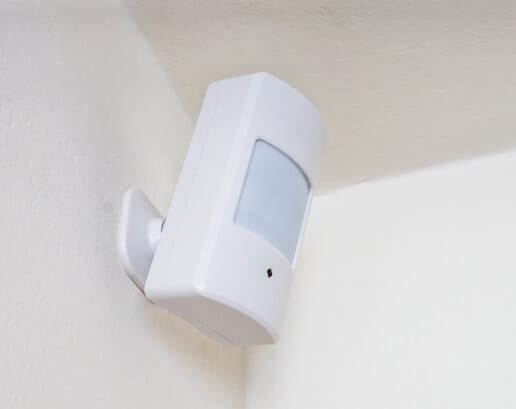 Installed ADT motion detector
