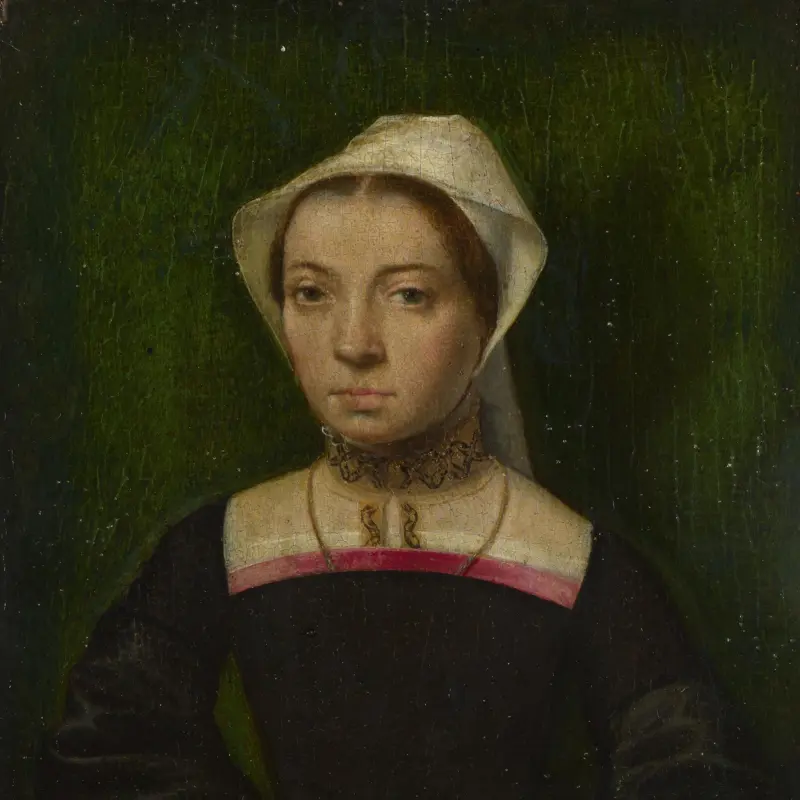 A Woman with Prayer Beads