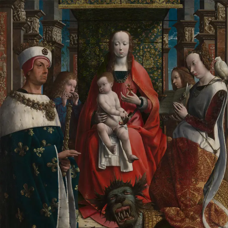 The Virgin and Child with Saints Louis and Margaret