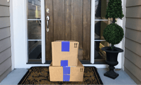 Image of packages on doorstep