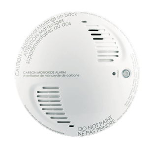 Carbon monoxide detector monitor